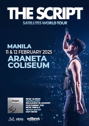 THE SCRIPT SATELLITES WORLD TOUR - THE SCRIPT